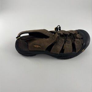Keen Newport H2 Brown Leather Waterproof Hiking Sandals Men’s Size 11.5